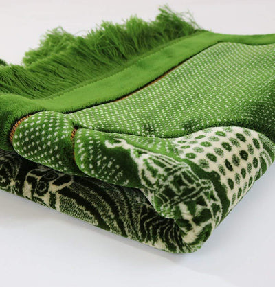 Lux Plush Regal Prayer Rug Green