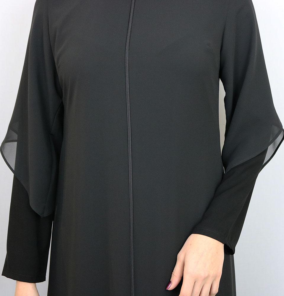 Hooded Ferace Abaya 063 Black