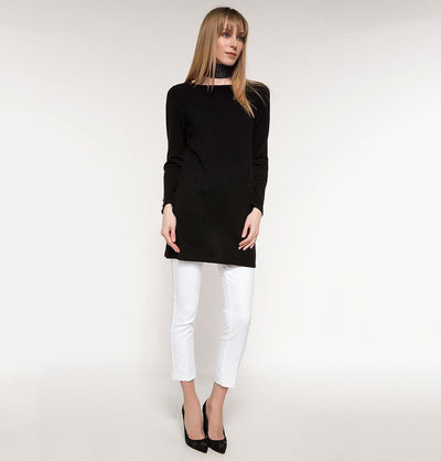 DeFacto Modest Knit Tunic G5196AZ Black