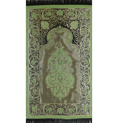 Ensar Prayer Rug Taffeta Prayer Mat - Green - Modefa 