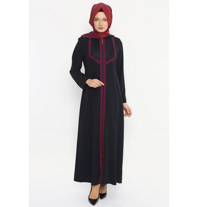 Etem Temur Dress Turkish Ferace Abaya ET-2145 - Modefa 