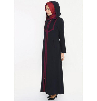Etem Temur Dress Turkish Ferace Abaya ET-2145 - Modefa 