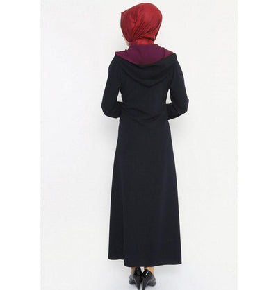 Etem Temur Dress Turkish Ferace Abaya ET-2145 - Modefa 