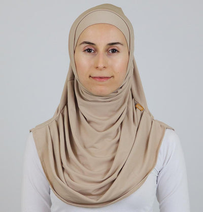 Firdevs Amirah hijab Beige Firdevs Practical Amira Hijab Golden Beige