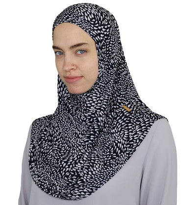 Firdevs Practical Amira Hijab Rainstorm - Black