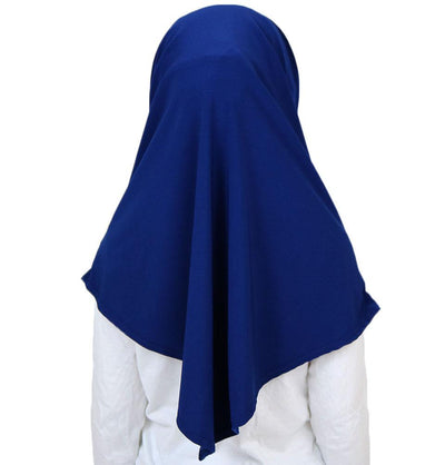 Firdevs Amirah hijab Blue Firdevs Girl's Practical Hijab Scarf & Bonnet Navy Blue