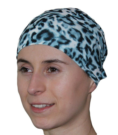 Firdevs Amirah hijab Firdevs Practical Hijab Scarf & Bonnet Leopard Turquoise - Modefa 