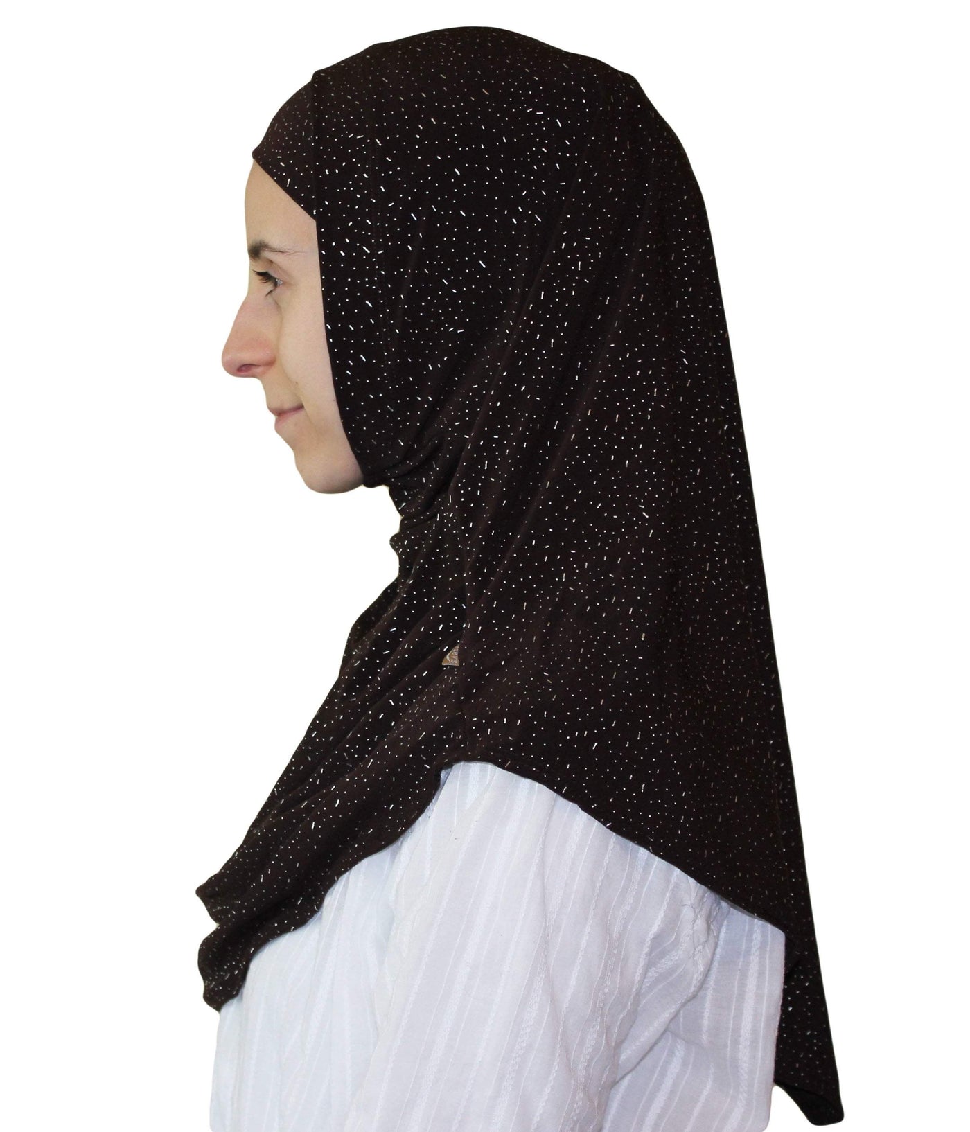 Firdevs Practical Amira Hijab Brown Raindrop