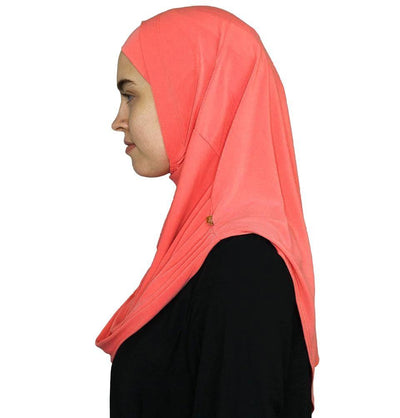 Firdevs Practical Amira Hijab Coral Pink