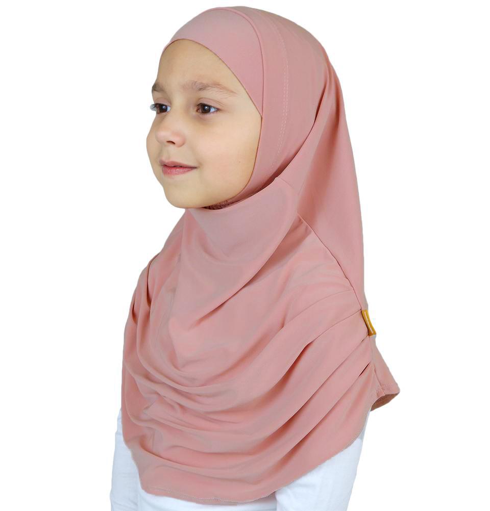 Firdevs Amirah hijab Dusty Pink Firdevs Girl's Practical Hijab Scarf & Bonnet Dusty Pink