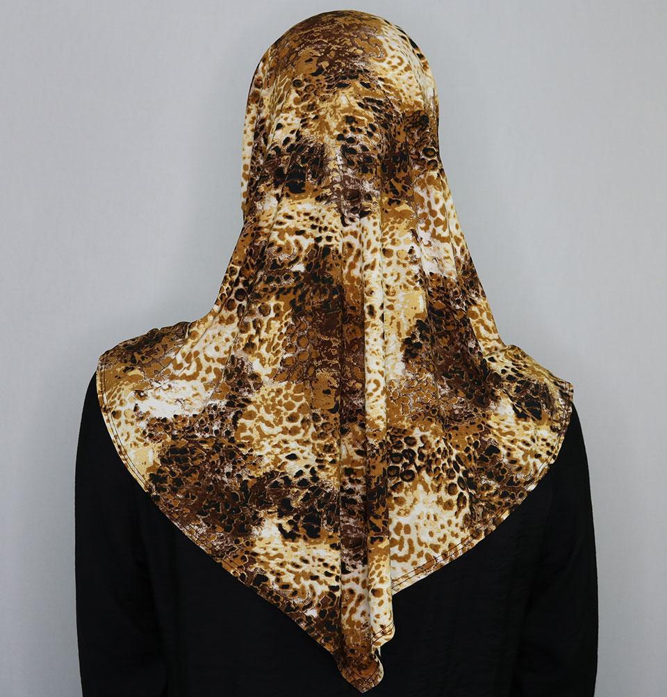 Firdevs Amirah hijab Gold/Brown Firdevs Practical Amira Hijab Safari Sunset - Gold