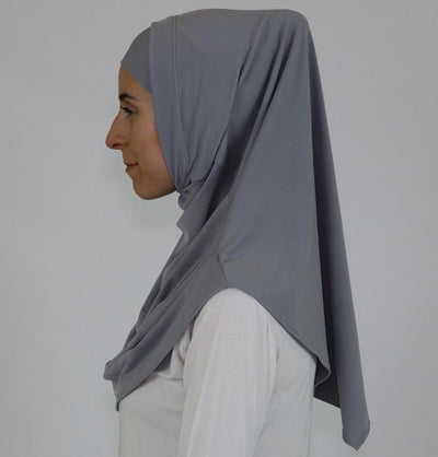 Firdevs Amirah hijab Grey Firdevs Practical Amira Hijab Medium Grey