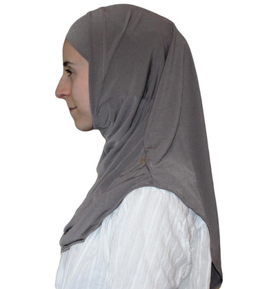Firdevs Practical Amira Hijab Slate Grey