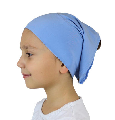 Firdevs Amirah hijab Light Blue Firdevs Girl's Practical Hijab Scarf & Bonnet Light Blue