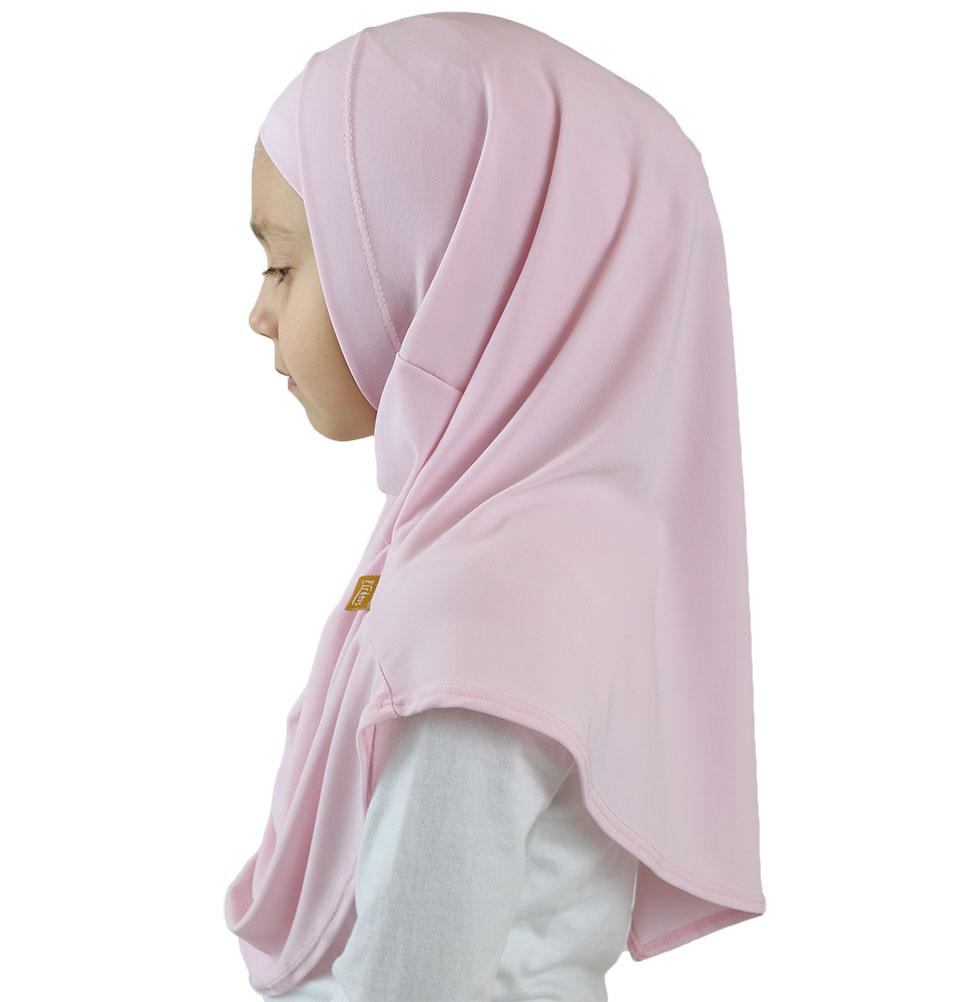 Firdevs Amirah hijab Light Pink Firdevs Girl's Practical Hijab Scarf & Bonnet Light Pink