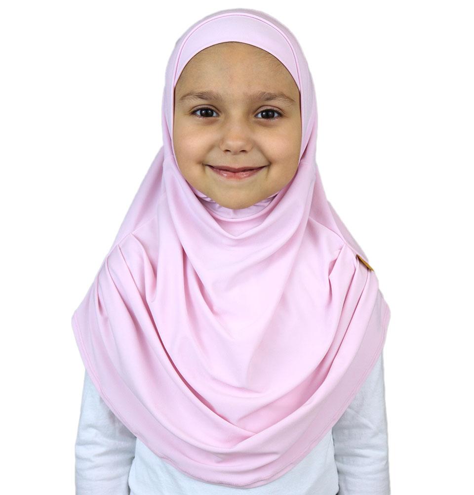 Firdevs Amirah hijab Light Pink Firdevs Girl's Practical Hijab Scarf & Bonnet Light Pink