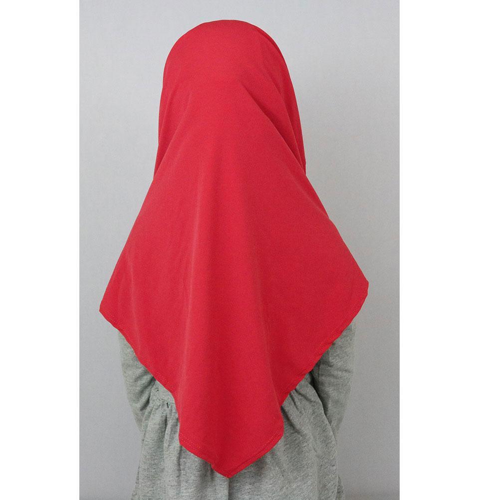 Firdevs Girl's Practical Hijab Scarf & Bonnet Magenta