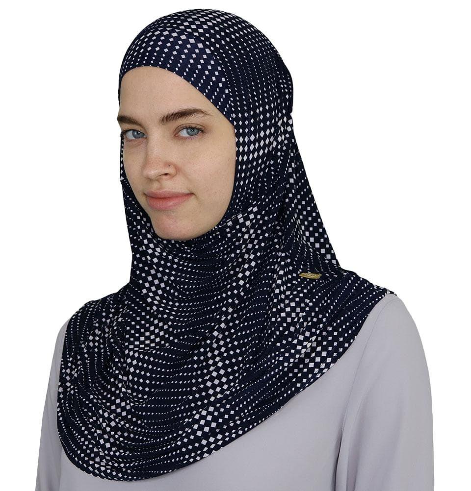 Firdevs Practical Amira Hijab Diamond Sky - Navy Blue