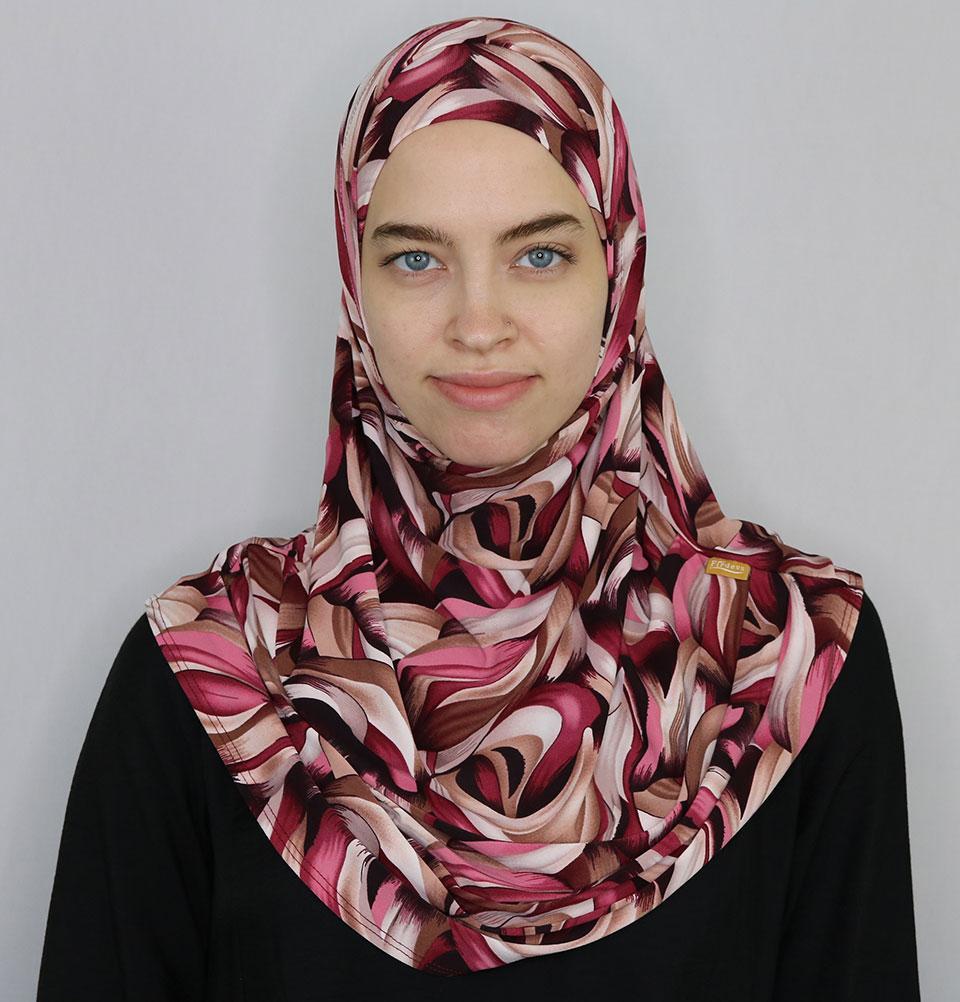 Firdevs Practical Amira Hijab Modern Curves - Pink/Beige