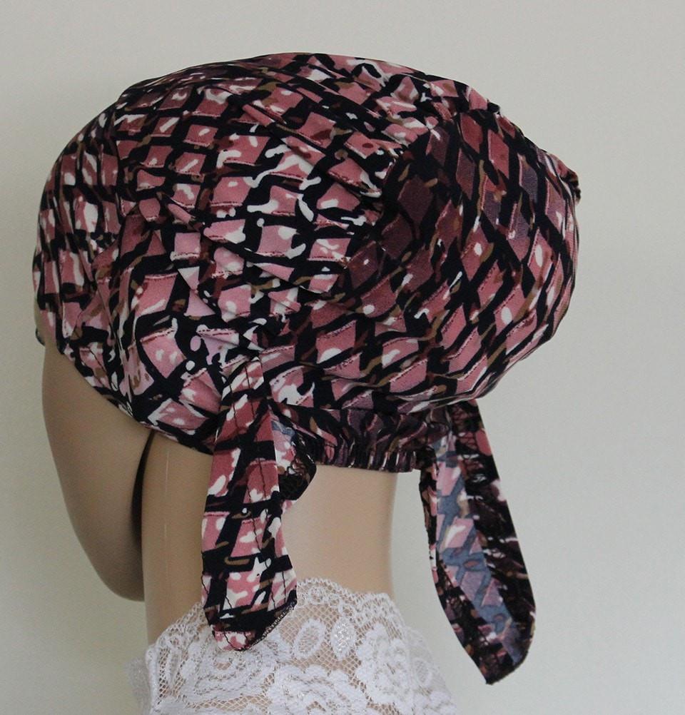 Firdevs Amirah hijab Firdevs Practical Scarf & Bonnet 020 Pink Lattice - Modefa 