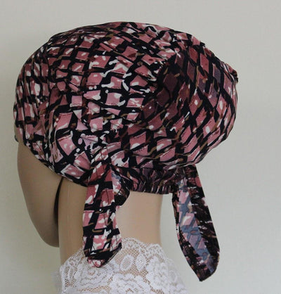 Firdevs Amirah hijab Firdevs Practical Scarf & Bonnet 020 Pink Lattice - Modefa 
