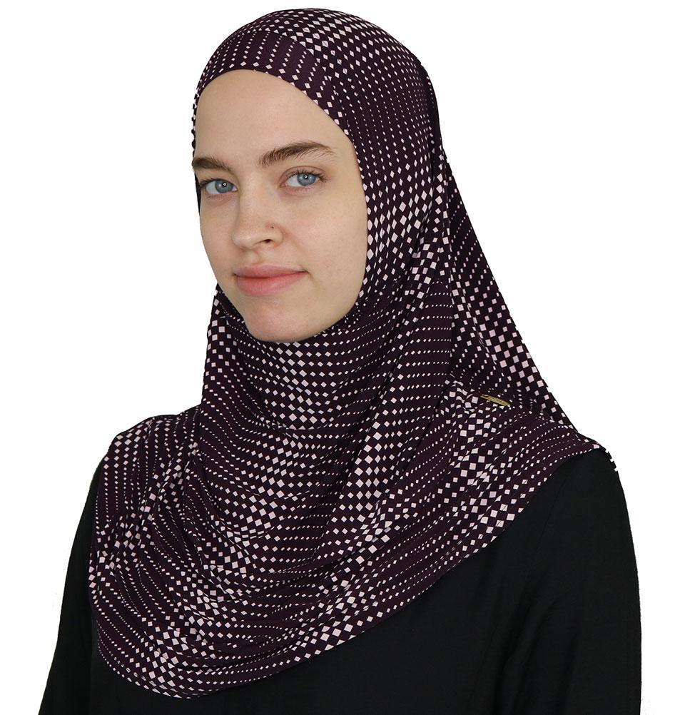 Firdevs Practical Amira Hijab Diamond Sky - Plum