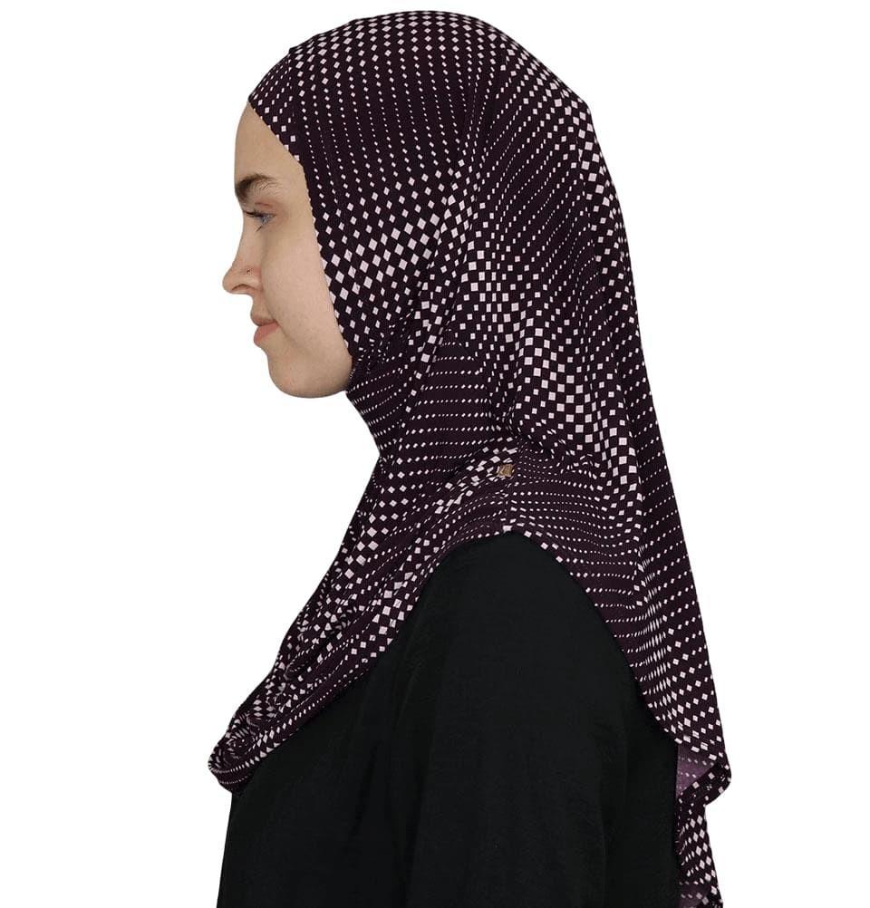 Firdevs Practical Amira Hijab Diamond Sky - Plum