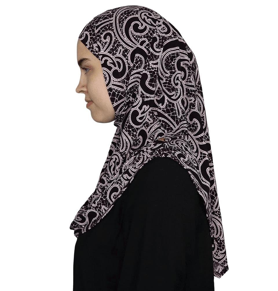 Firdevs Practical Amira Hijab Mosaic Plum
