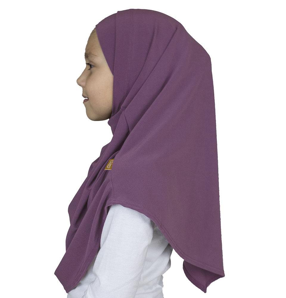 Firdevs Amirah hijab Purple Firdevs Girl's Practical Hijab Scarf & Bonnet Purple