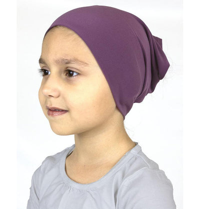 Firdevs Amirah hijab Purple Firdevs Girl's Practical Hijab Scarf & Bonnet Purple