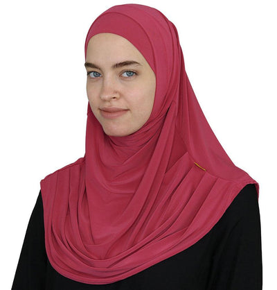 Firdevs Practical Amira Hijab Raspberry Pink