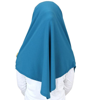 Firdevs Amirah hijab Teal Blue Firdevs Girl's Practical Hijab Scarf & Bonnet Teal Blue