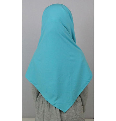 Firdevs Girl's Practical Hijab Scarf & Bonnet Turquoise