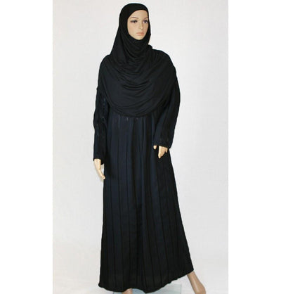 Firdevs Dress Amade Women's One-Piece Prayer Dress Black Abaya Gift Set