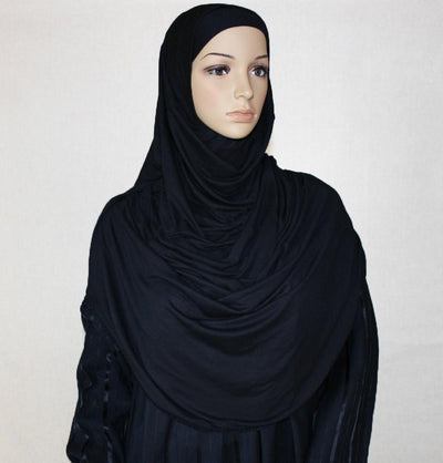 Firdevs Dress Amade Women's One-Piece Prayer Dress Black Abaya Gift Set