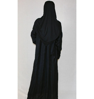 Firdevs Dress Amade Women's One-Piece Prayer Dress Black Abaya Gift Set