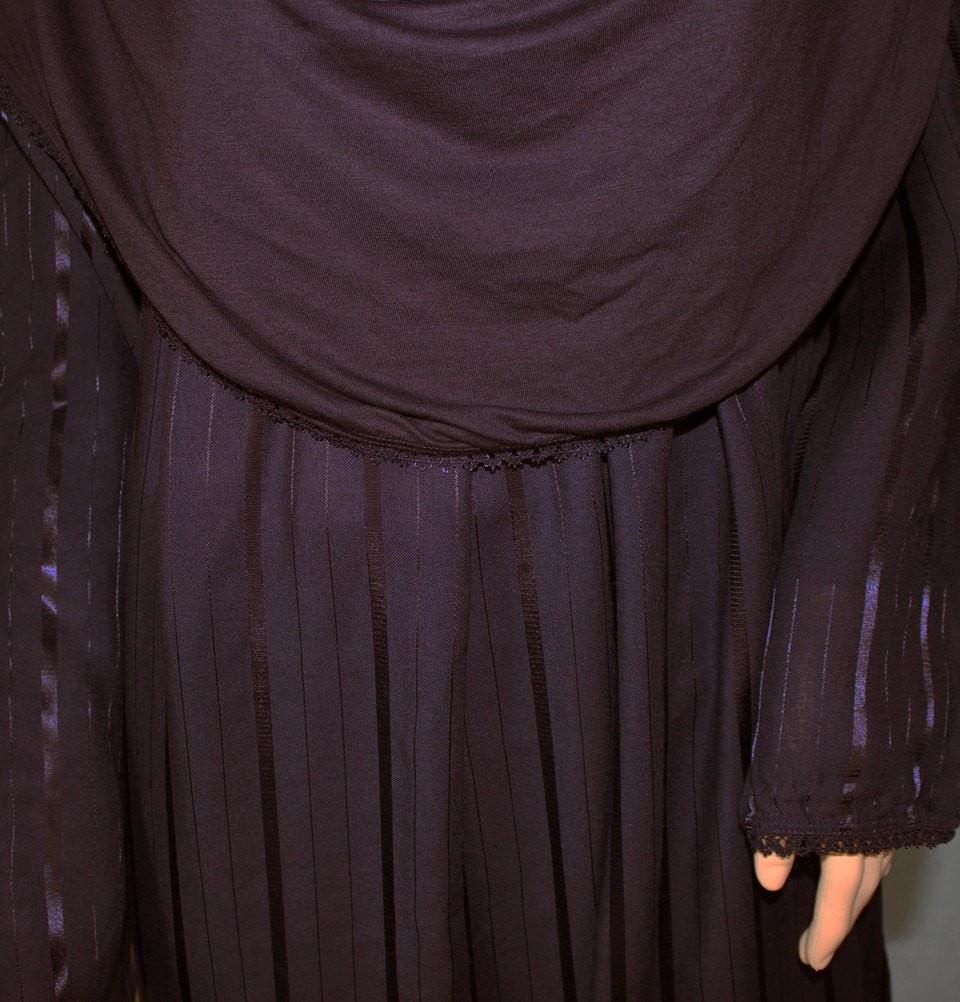Firdevs Dress Amade Women's One-Piece Prayer Dress Brown Abaya Gift Set - Modefa 