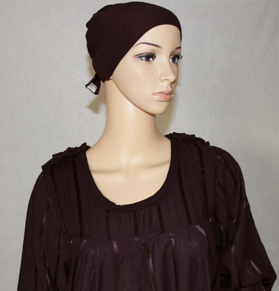Firdevs Dress Amade Women's One-Piece Prayer Dress Brown Abaya Gift Set - Modefa 