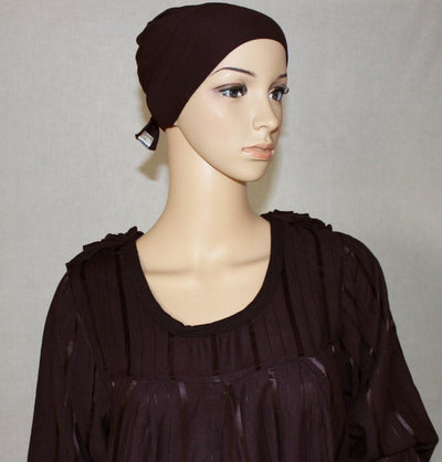Firdevs Dress Amade Women's One-Piece Prayer Dress Brown Abaya Gift Set - Modefa 