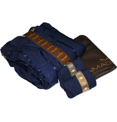 Firdevs Dress Amade Women's One-Piece Prayer Dress Navy Blue Abaya Gift Set - Modefa 