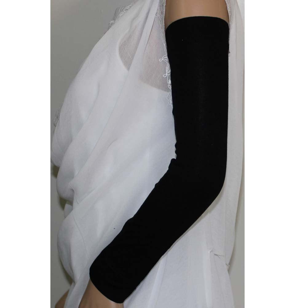 Firdevs Sleeves Black Firdevs Long Jersey Arm Sleeves Black