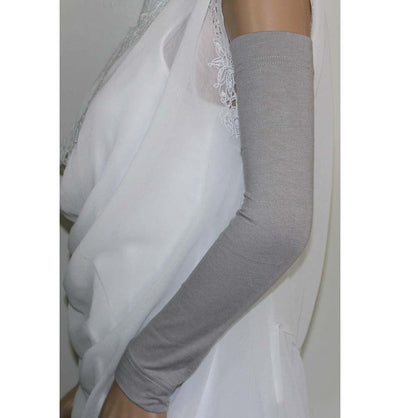 Firdevs Sleeves Firdevs Long Jersey Arm Sleeves Grey - Modefa 