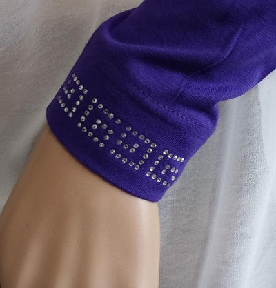 Firdevs Sleeves Firdevs Long Jersey Arm Sleeves Jeweled Purple - Modefa 