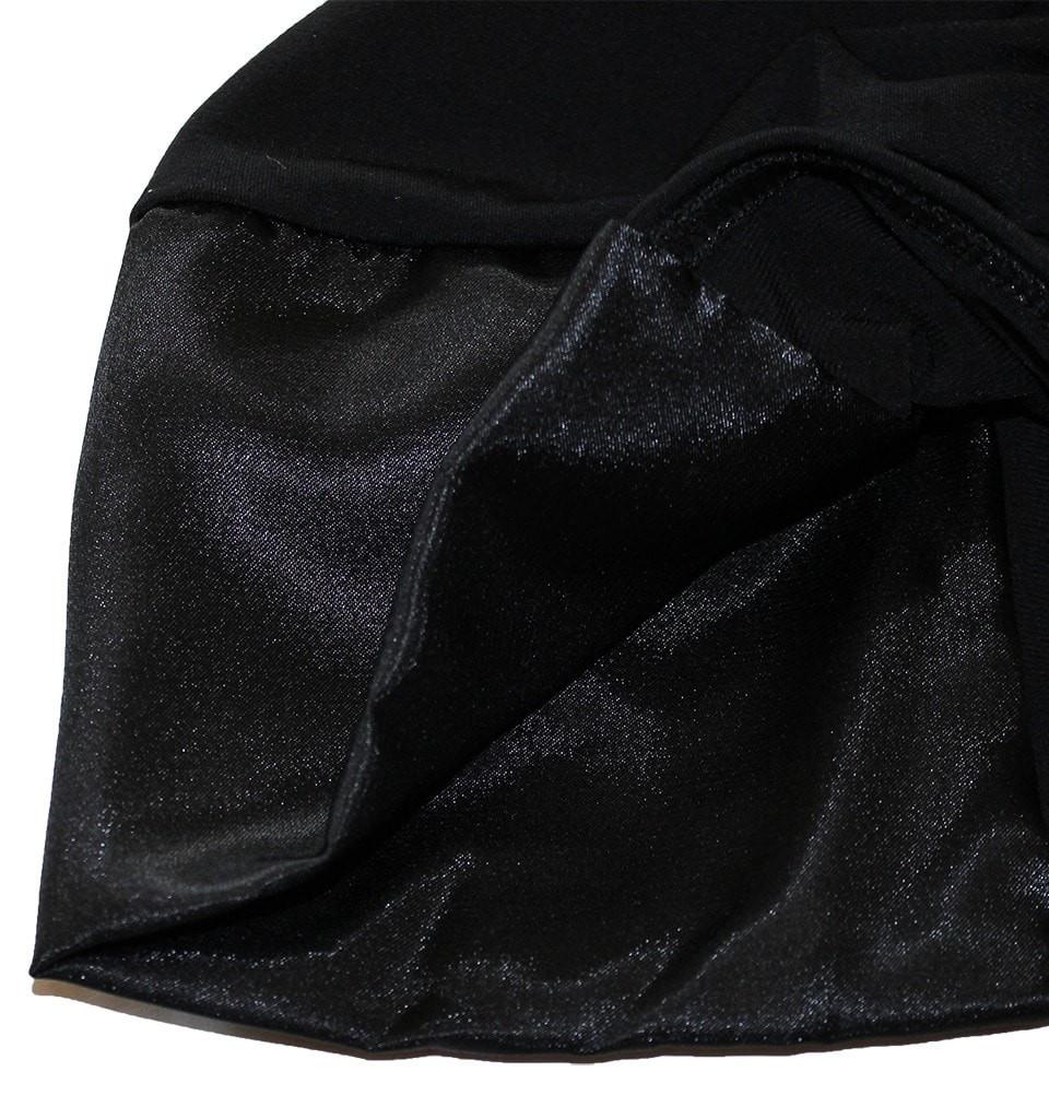 Firdevs Underscarf Black Firdevs Satin Hijab Bonnet Underscarf Black