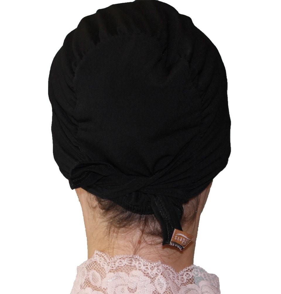 Firdevs Underscarf Black Firdevs Satin Hijab Bonnet Underscarf Black