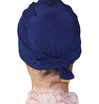 Firdevs Underscarf Firdevs Luxury Rhinestone Hijab Bonnet Underscarf Navy Blue - Modefa 