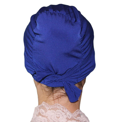 Firdevs Underscarf Firdevs Satin Hijab Bonnet Underscarf Royal Blue - Modefa 