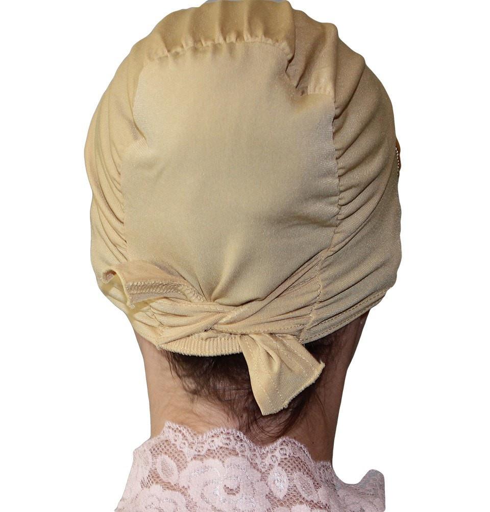 Firdevs Underscarf Firdevs Satin Hijab Bonnet Underscarf Gold - Modefa 