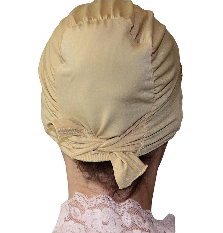 Firdevs Satin Hijab Bonnet Underscarf Gold