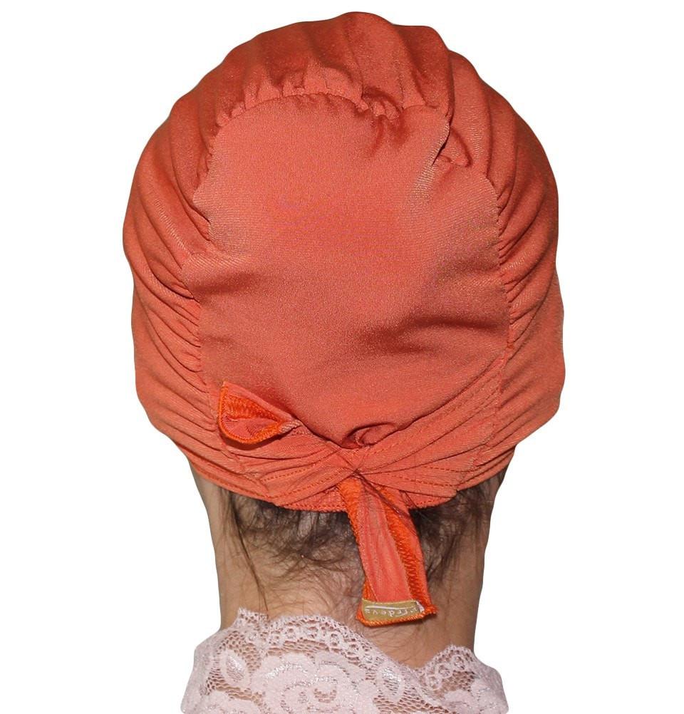 Firdevs Underscarf Firdevs Satin Hijab Bonnet Underscarf Orange - Modefa 